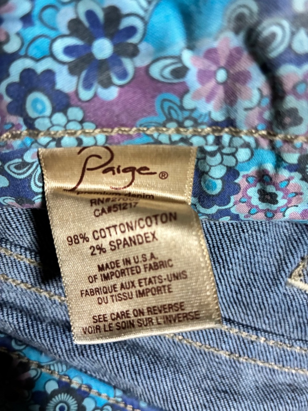 PAIGE Premium Denim Kahala Bootcut Jeans 27 Dark Wash Made USA (09)
